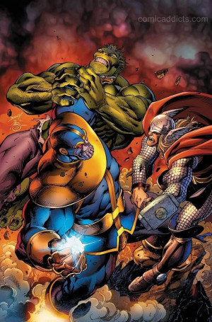 Thanos verses the Avengers--their next foe for Avengers 2