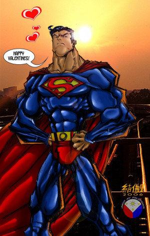 SUPERMAN SAYS LOVE by WOLVERINE76