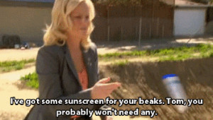 amy poehler, aziz ansari, funny quote, quote image, tomhaverford