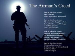 The Airman's Creed. Click to enlarge...