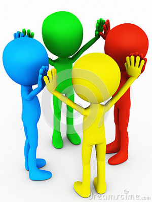 Team Building Clip Art Team-building-exercise- ...