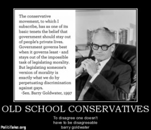 OLD SCHOOL CONSERVATIVES - To disagree one doesn't have to be ...