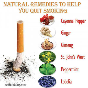 Natural remedies to help you quit smoking