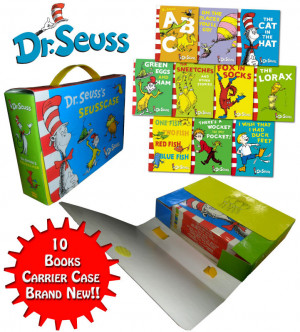 dr seuss niños libro de colección libros 10 maravillosa maleta ...