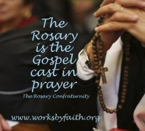 The Rosary is the BIBLE GOSPEL cast in prayer regardless of what ...