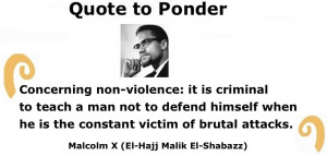 Malcolm X Violence Quotes