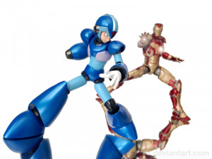 MvC - Mega Man X vs Iron Man by 0PT1C5