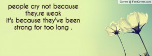 ... , re weakit's because they've been strong for too long . , Pictures