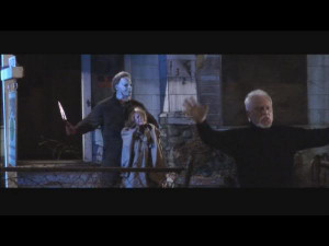 Michael Myers Laurie Strode and Dr Loomis Image