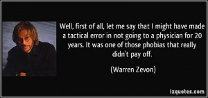 More Warren Zevon Quotes