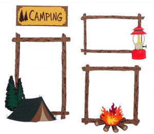 Paper Wizard - Die Cuts - Camping Frames