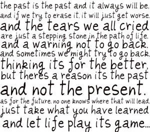 Quotes and Sayings :: The past