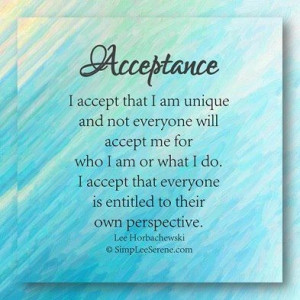 Self Acceptance Quotes Sayings