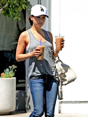 Mila Kunis Tank/Jeans Out Again The Coffee Bean & Tea Leaf 331