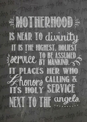 Chalkboard Printable Mother's Day Printable Art by ThePoshPearShop