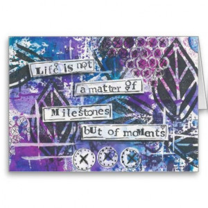 Inspirational Quote Mixed Media Art Cards. #inspirational #quote # ...