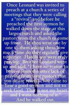 The icy cold state of the church today | Leonard Ravenhill