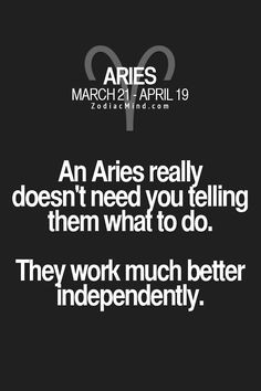 Aries facts