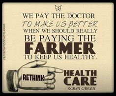 Should we be paying the Doctor or Farmer? #Quote #Mantra More