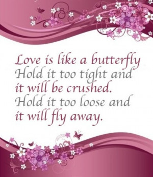Butterfly Poem About Love
