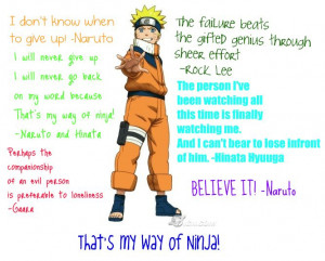 Kata Mutiara dari Uzumaki Naruto Ninja Konoha