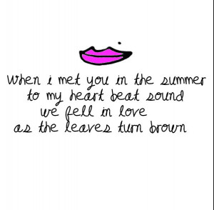 summer, song, quotes