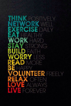 Stay Positive, Stay Young.