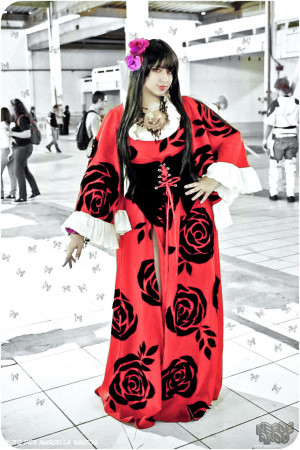 Yuuko Ichihara Cosplay Elegant Butterfly