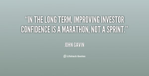 In the long term, improving investor confidence is a marathon, not a ...