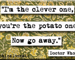 Doctor Who Clever One Quote Magnet or Pocket Mirror (no.393) ...