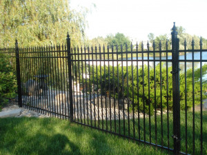 Iron And Wood Fence Designs