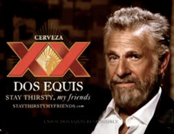 The quirky genius of the Dos Equis ad campaign.