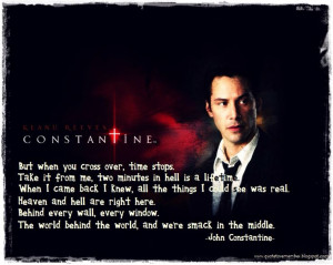 Constantine quotesConstantin Quotes, Movie Quotes