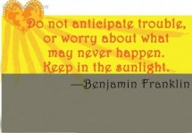 good quote about anticipation - Favorite quotes/wisdom