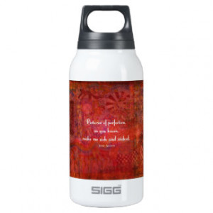 ... Austen cute, literary quote 10 Oz Insulated SIGG Thermos Water Bottle