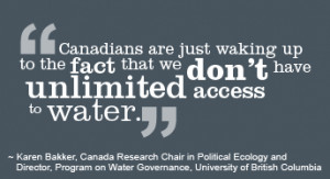 land, in our cities and in our waterways affects Canada's watersheds ...