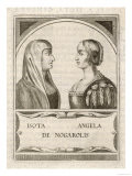 Isotta Nogarola, with Sister Angela: Italian Classical Scholar Lámina ...