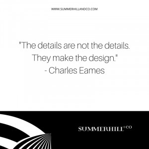 The details are not the details. They make the design.” – Charles ...