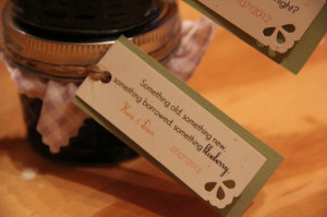 wedding favors sayings
