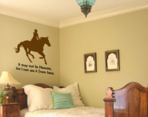 Horse decal-Horse quote decal-Vinyl wall sticker-Horse wall sticker-30 ...