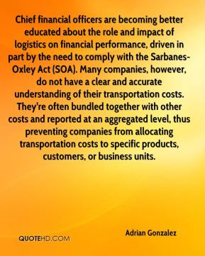 Act (SOA). Many companies, however, do not have a clear and accurate ...