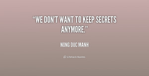 Keeping Secrets In Relationships Quotes