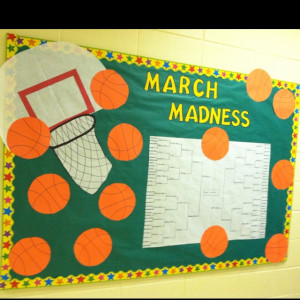 March madness bulletin board Maybe call it Math Madness since spring ...