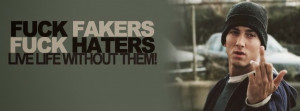 Facebook Timeline Cover Of Eminem Message.