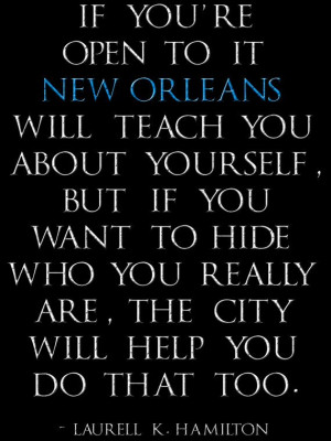 Laurell K Hamilton New Orleans quote digital art print on Etsy, $60.00