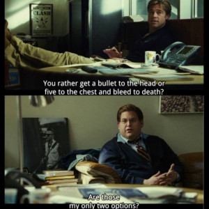 Moneyball - My favorite Brad Pitt movie. I still argue that he should ...