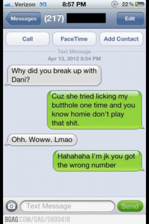 Texting The Wrong Person