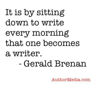 Gerald Brenan writerly quote