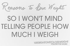 1000 Reasons to Lose Weight