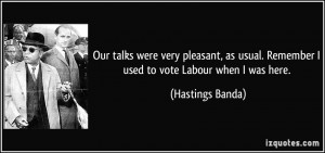 Hastings Banda Quote